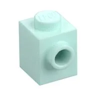 Brick Special 1 x 1 with Stud on 1 Side, Light Aqua