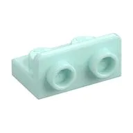 Bracket 1 x 2 - 1 x 2 Inverted, Light Aqua