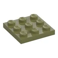 Plate 3 x 3, Olive Green