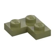Plate 2 x 2 Corner, Olive Green
