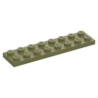 Plate 2 x 8, Olive Green