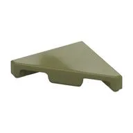 Tile 45° Cut 2 x 2 (Triangle), Olive Green