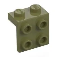 Bracket 1 x 2 - 2 x 2, Olive Green