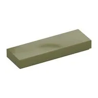 Tile 1 x 3, Olive Green