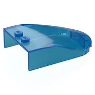 Windscreen 6 x 4 x 1 Curved, Trans-Dark Blue