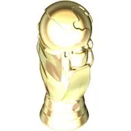 Minifig Accessory, FIFA Trophy, Chrome Gold