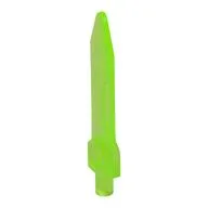Weapon Sword, Blade with Bar, Double Edge, Trans-Bright Green