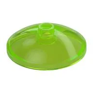 Dish 3 x 3 Inverted [Radar], Trans-Bright Green