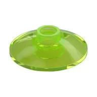 Dish 2 x 2 Inverted [Radar], Trans-Bright Green