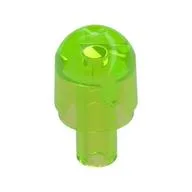 Light Cover 1 x 1 Round with Internal Bar / Bionicle Barraki Eye, Trans-Bright Green