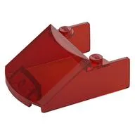Windscreen 5 x 4 x 1 1/3, Trans-Red