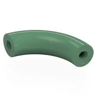 Brick Round Tube 2 x 2 D. with 90° Elbow and Pin Holes, Sand Green