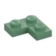 Plate 2 x 2 Corner, Sand Green