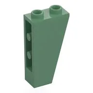 Brick Sloped Inverted 75° 2 x 1 x 3, Sand Green