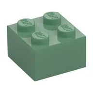 Brick 2 x 2, Sand Green