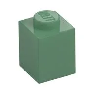 Brick 1 x 1, Sand Green