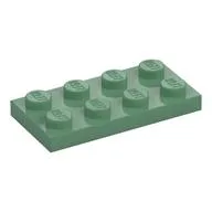 Plate 2 x 4, Sand Green