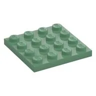 Plate 4 x 4, Sand Green