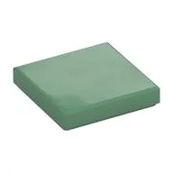 Tile 2 x 2 with Groove, Sand Green