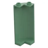Cylinder Quarter 2 x 2 x 5 (Wall), Sand Green