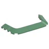 Wheel Arch, Mudguard 10 x 4 x 2/3, Sand Green