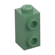 Brick Special 1 x 1 x 1 2/3 with Studs on 1 Side, Sand Green