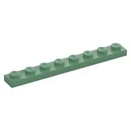 Plate 1 x 8, Sand Green