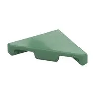 Tile 45° Cut 2 x 2 (Triangle), Sand Green