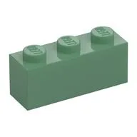 Brick 1 x 3, Sand Green