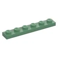 Plate 1 x 6, Sand Green