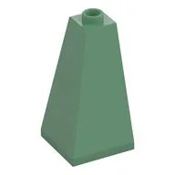 Brick Sloped 75° 2 x 2 x 3 Double Convex, Sand Green