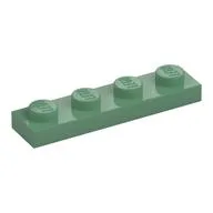 Plate 1 x 4, Sand Green