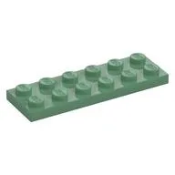 Plate 2 x 6, Sand Green