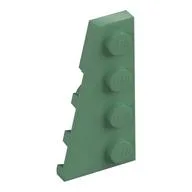 Wedge Plate 4 x 2 Left, Sand Green