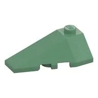 Brick Wedged, Sloped 4 x 2 Triple Left, Sand Green