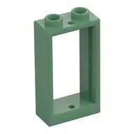 Window 1 x 2 x 3 Flat Front, Sand Green