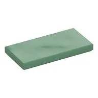 Tile 2 x 4 with Groove, Sand Green