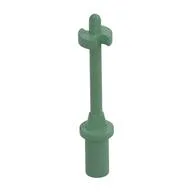 Bar 3L with Handle, Stop Ring and Side Stops (Minifig Ski Pole), Sand Green