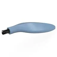 Animal Body Part, Dinosaur, Fin with Black Pin, Sand Blue