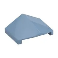 Brick Sloped 33° 2 x 2 Double / Inverted, Sand Blue