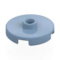 Plate Special Round 2 x 2 with Center Stud (Jumper Plate), Sand Blue