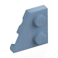 Wedge Plate 2 x 2 Left, Sand Blue