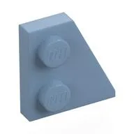 Wedge Plate 2 x 2 Right, Sand Blue