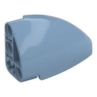 Technic Panel Round Corner 5 x 3 x 2 Left, Sand Blue