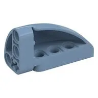 Technic Panel Round Corner 5 x 3 x 2 Right, Sand Blue