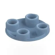 Plate Round 2 x 2 with Rounded Bottom [Boat Stud], Sand Blue