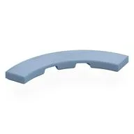 Tile 4 x 4 Curved, Macaroni, Sand Blue