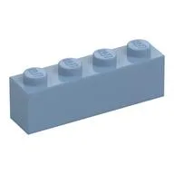 Brick 1 x 4, Sand Blue