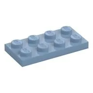 Plate 2 x 4, Sand Blue
