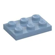 Plate 2 x 3, Sand Blue